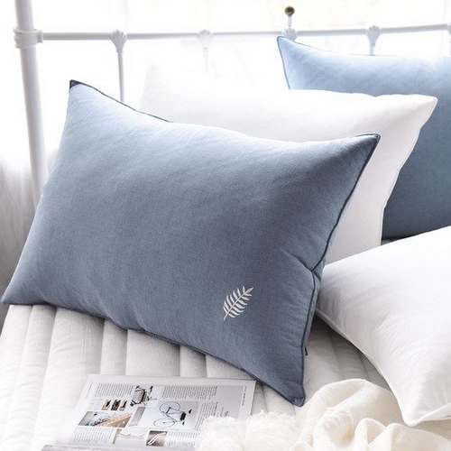 휴디자인 벨라이프 자수 바이오 효소 워싱 베개커버 (70x50cm)