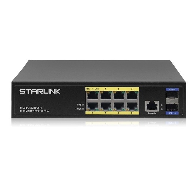 유비큐넷 STARLINK SL-POE3210GSFP 스위치허브