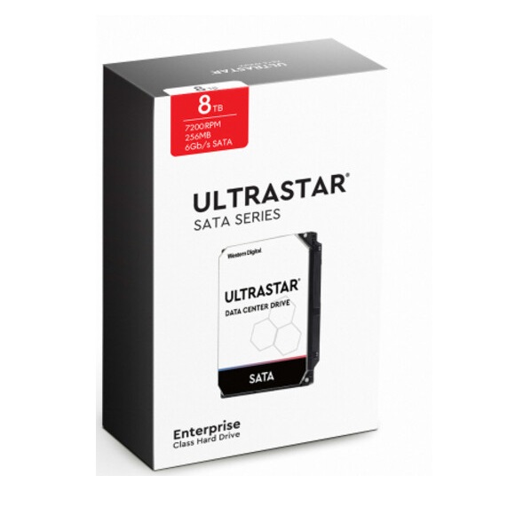 Western Digital Ultrastar DC HC320 �ڽ� ��Ű�� SAS/7200/256M HUS728T8TAL