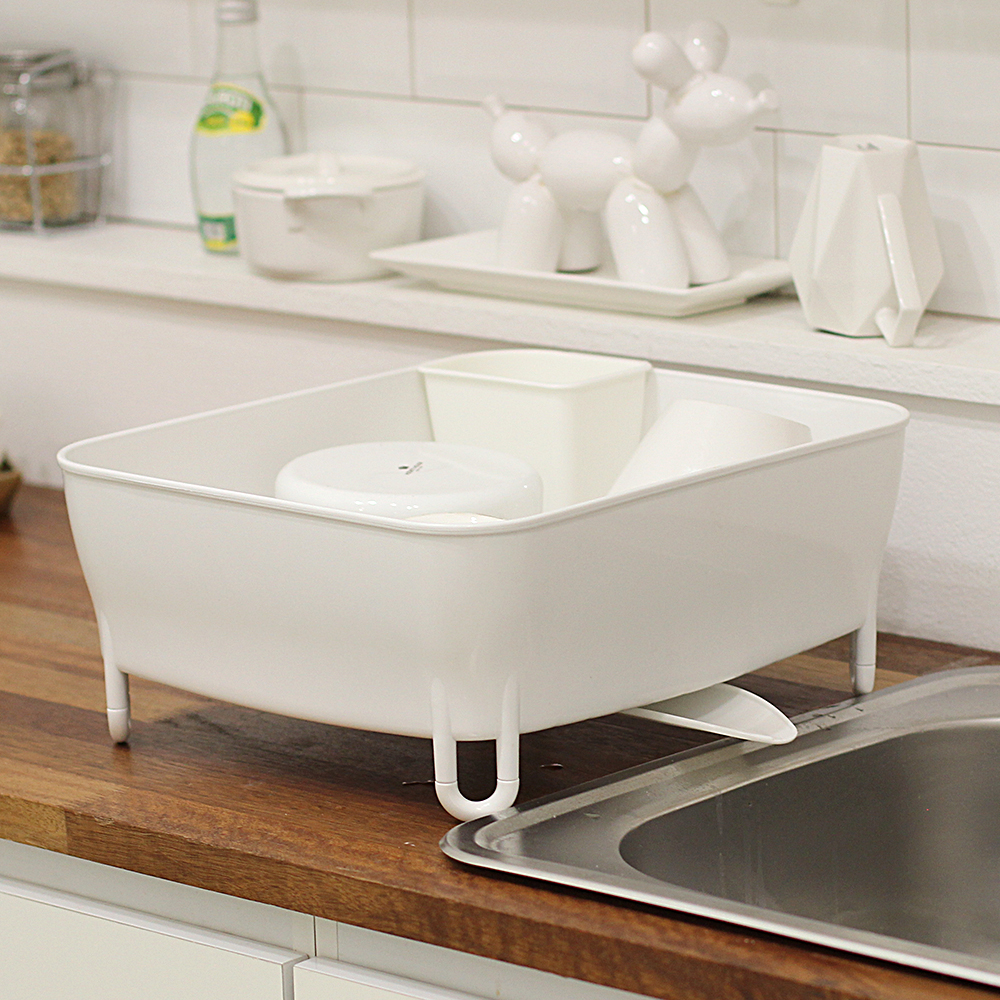 모던 심플 자동물빠짐 식기건조대