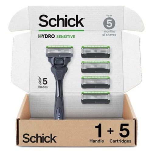 쉬크 하이드로 5 스킨 컴포트 센서티브 + 면도날