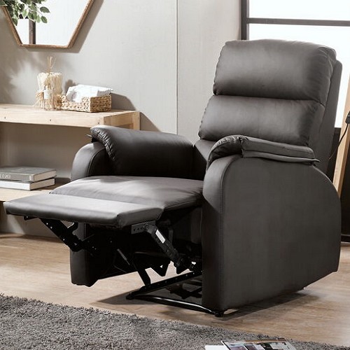 클렙튼 K32M 가죽 리클라이너 1인용