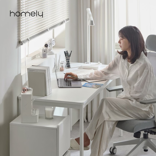 홈리 노트르 화이트 컴퓨터 책상 (1000x800)_이미지