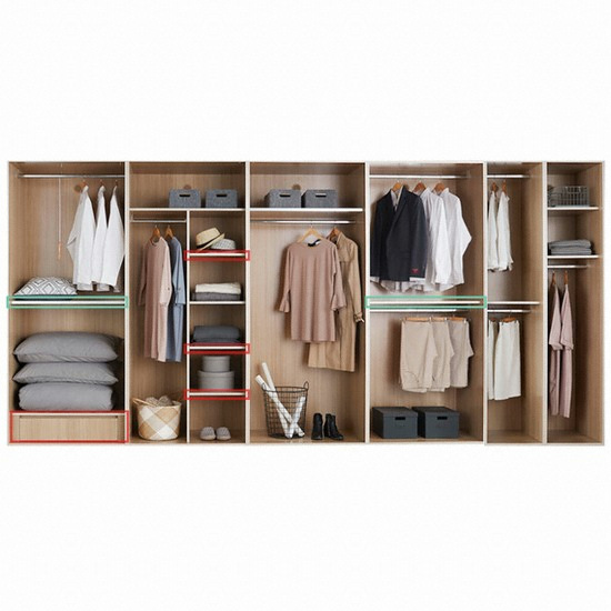 솔리에 이든 다크그레이 붙박이장 고급형 (240cm)_이미지