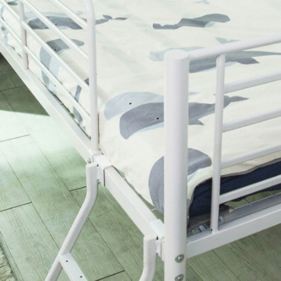 에보니아 튜브 철재 기본형 벙커침대 S (매트별도)_이미지