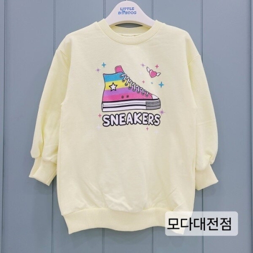 인다인 리틀밥독 바비디부W스니커즈롱T/S H231MTS13YE1_DJ 대전점