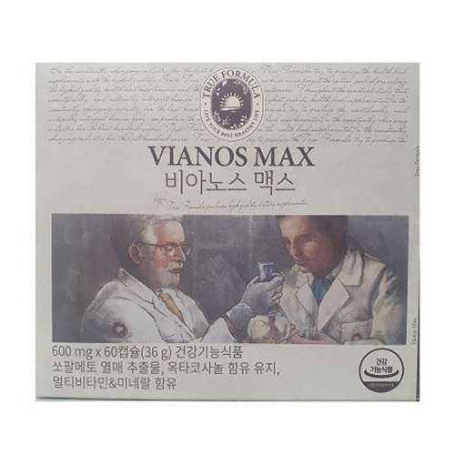 네추럴에프앤피 트루포뮬러 비아노스 맥스 600mg 60캡슐 (1개)_이미지