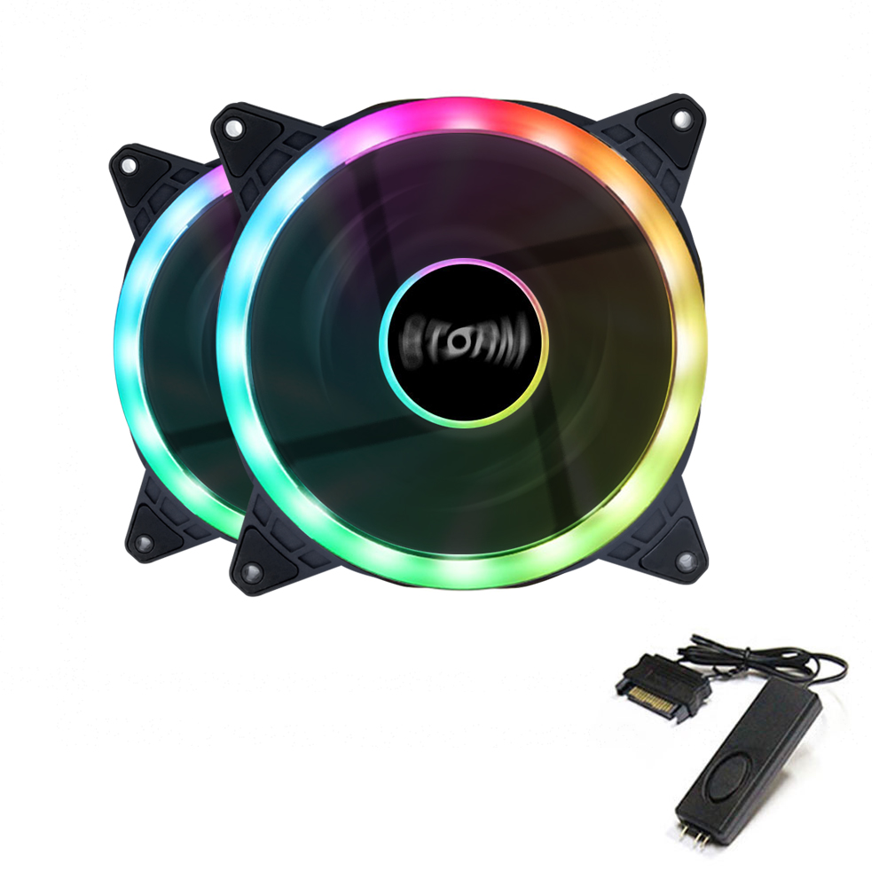 AONE STORM ARGB DOUBLERING 140 (컨트롤러/2팩, 블랙)_이미지