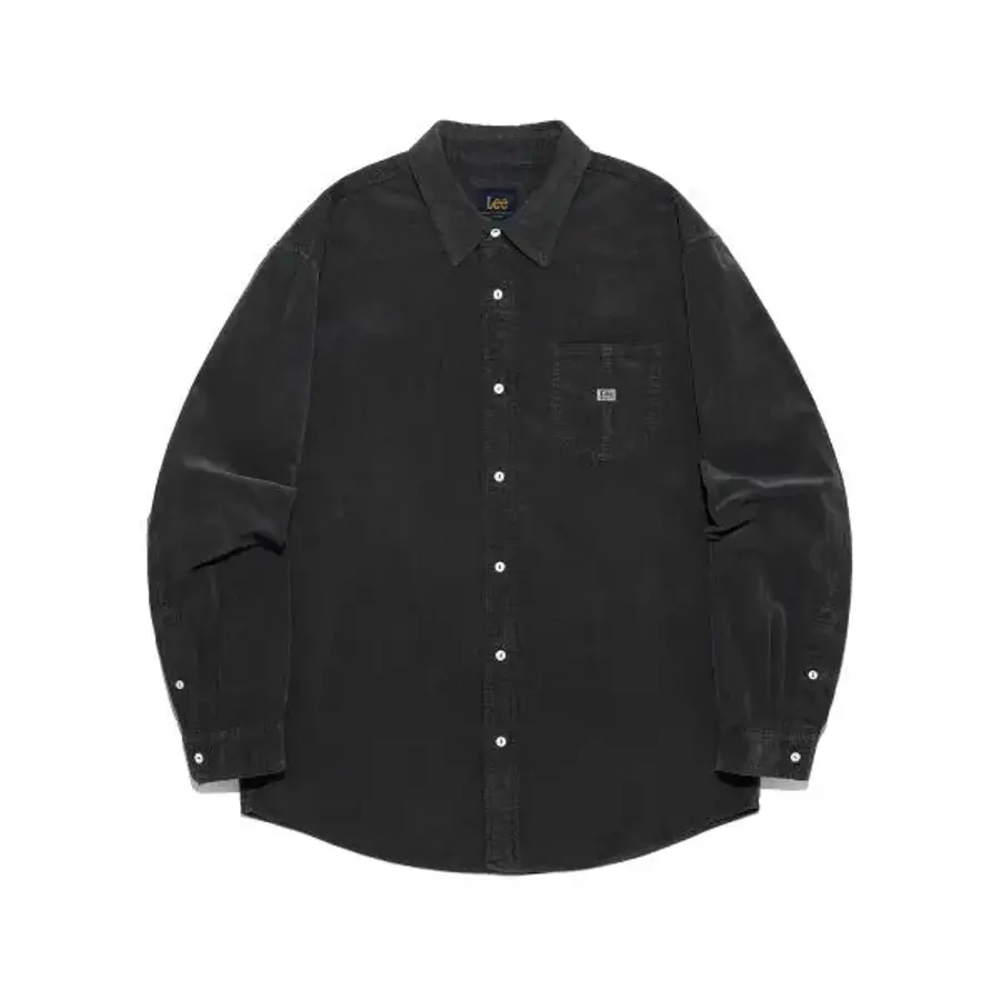 LEE 로코 포켓 다잉 코듀로이 셔츠 챠콜 456862