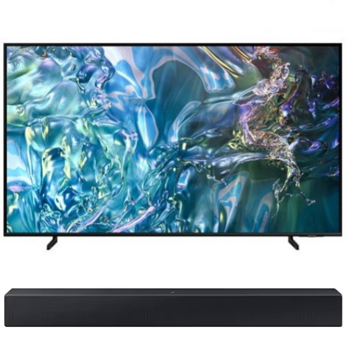 삼성전자 QLED KQ75QD60AFXKR (스탠드+사운드바, HW-C400)