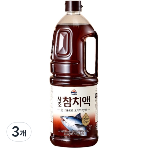 사조대림 해표 참치액 1.8L (3개)
