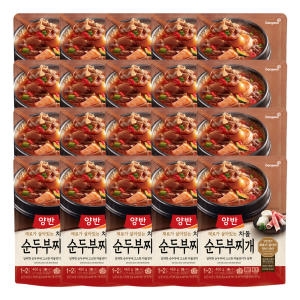 동원F&B 양반 차돌 순두부찌개 460g [20개]