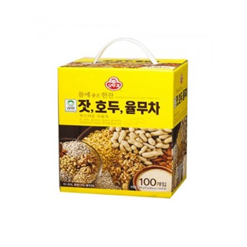 잣 호두 율무차 18g 100개입