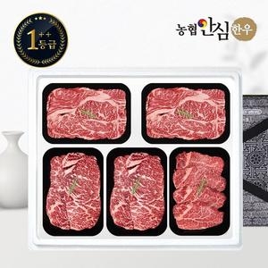 농협안심한우 1++등급 한우 선물세트 구이2호 2kg