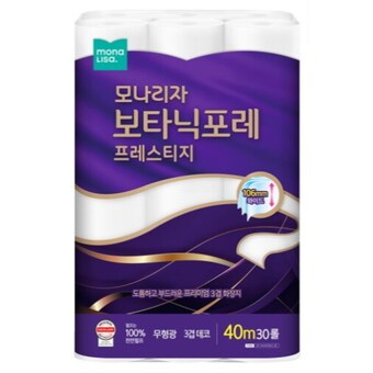 모나리자 보타닉포레 프레스티지 40m (30롤)
