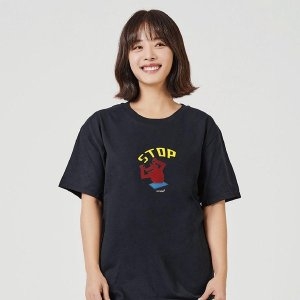 키밍 P 악성댓글 데일리 그래픽반팔티 여름티셔츠 W74716A