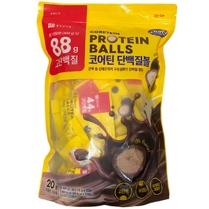 종근당건강 코어틴 단백질볼 400g 20g x 20봉