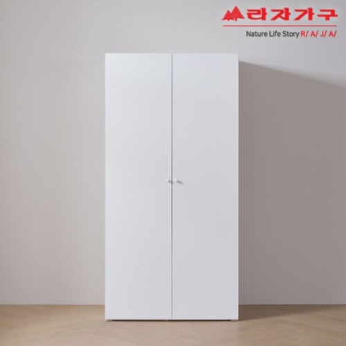 라자가구 비바 키큰 모노 양문 옷장 1000_이미지