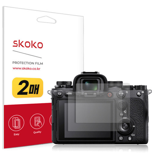 스코코 SONY A1용 지문방지 저반사 액정보호필름_이미지
