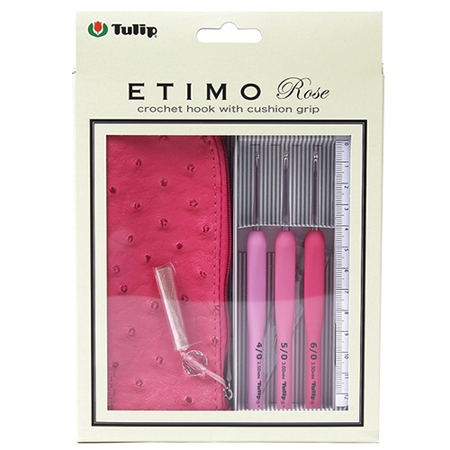 튤립 에티모 로즈 코바늘 3종 세트 4호 5호 6호 1세트