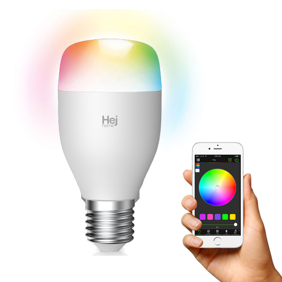 고퀄 헤이홈 LED 스마트 벌브전구 RGB 8W (1개)