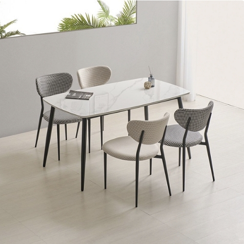 라로퍼니처 시그널 포세린 세라믹 식탁 1250 (의자4개)