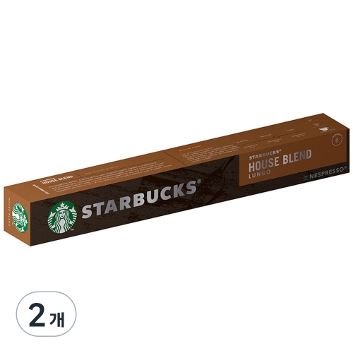 하우스블렌드 네스프레소 캡슐커피 5.7g 10개입 2개