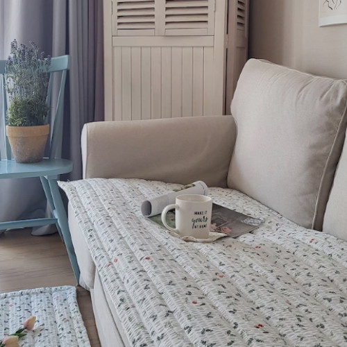 로지 시어서커 소파패드 180x60cm