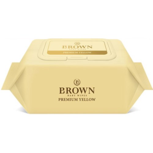 다커 브라운 프리미엄 옐로우 물티슈 캡형 20매 (60팩)