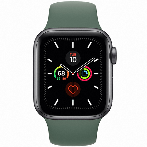 APPLE 워치 시리즈5 40mm 스페이스 그레이 알루미늄 (스포츠밴드)_이미지