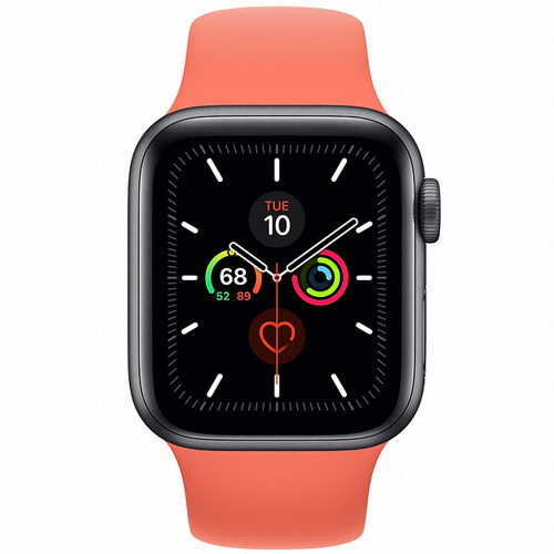 APPLE 워치 시리즈5 40mm 스페이스 그레이 알루미늄 (스포츠밴드)_이미지