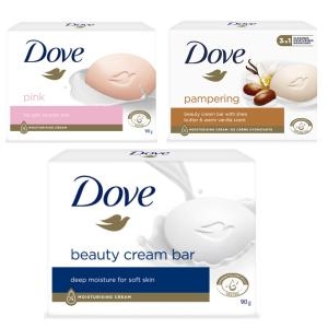 유니레버 도브 비누 뷰티바 세수비누 화이트4+시어버터4+핑크4