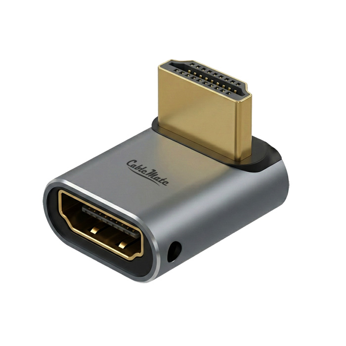 CABLEMATE HG-U21A HDMI ㄱ자 상향 꺾임 젠더_이미지