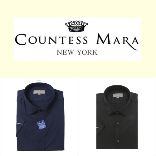 클리포드 카운테스마라 레귤러핏 도비 솔리드 세미와이드 카라 셔츠 CDCV1B5302B0