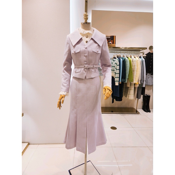 샤틴 빅카라 트위드 자켓 S231S106_이미지