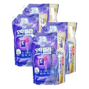 피지(FIJI) 모락셀라 냄새제거 뽀송한 코튼향 리필 2.3L (4개)_이미지