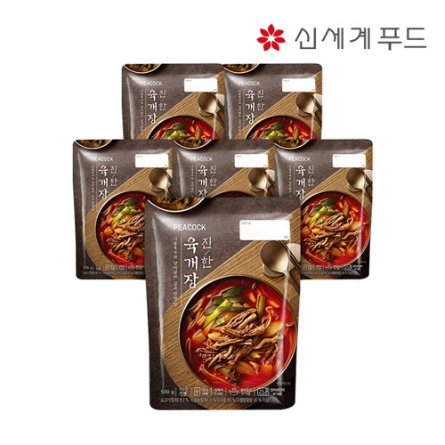 이마트 피코크 진한 육개장 500g (6개)_이미지