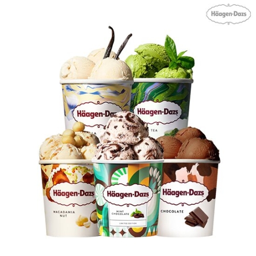 하겐다즈 민트 초콜릿 파인트 473ml