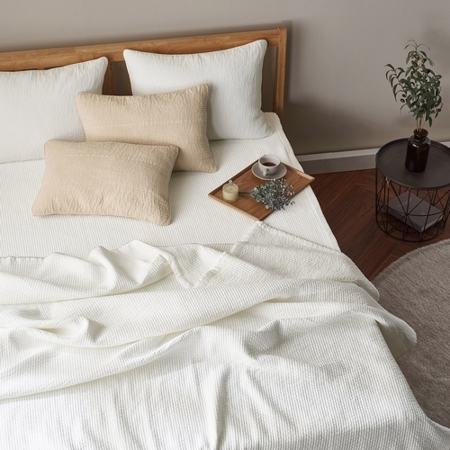 선오침장 이블랑 데이라인 순면 피그먼트 이불 겸 패드 (퀸 Q)