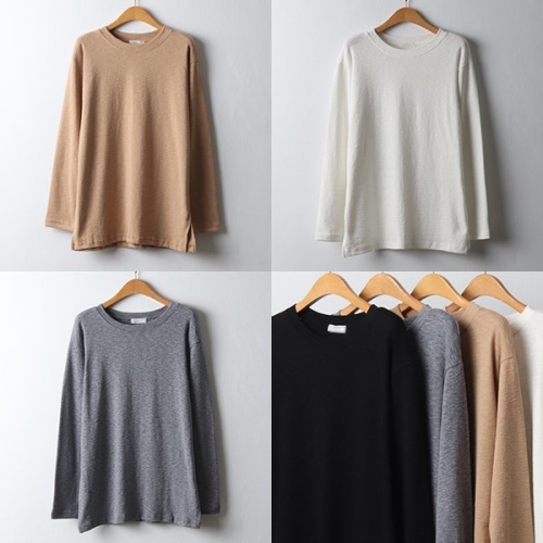 위쉬몰 KD 쿠키옆트임긴팔티셔츠 J443H310 빅사이즈