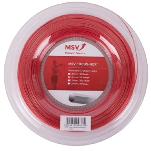 MSV 포커스 헥스 거트 레드 1.18mm (200m)_이미지