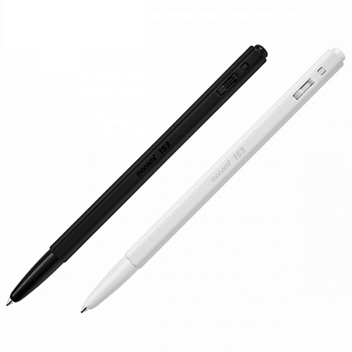 모나미 153 블랙 화이트 메탈 에디션 볼펜 0.7mm (1개)_이미지