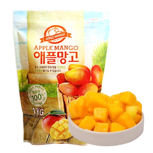 푸르젠 뉴뜨레냉동 애플망고 다이스 1kg X 3개_이미지