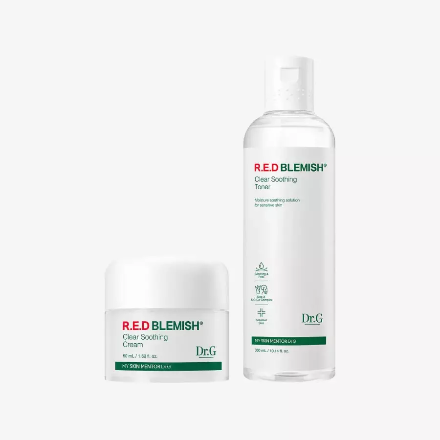 레드 블레미쉬 클리어 수딩 토너 300ml+크림 50ml