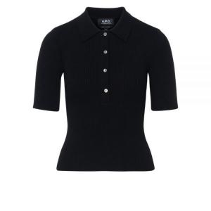 아페쎄 APC Danae Polo knit COGDK F23216 LZZ 다나에 폴로 반팔 니트 127305955_이미지