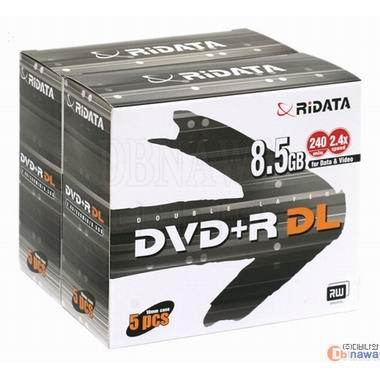 RiDATA DVD+R 8.5GB 2.4x 쥬얼 10장_이미지