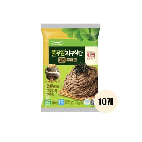 풀무원 식물성지구식단 메밀 두유면 150g (10개)_이미지