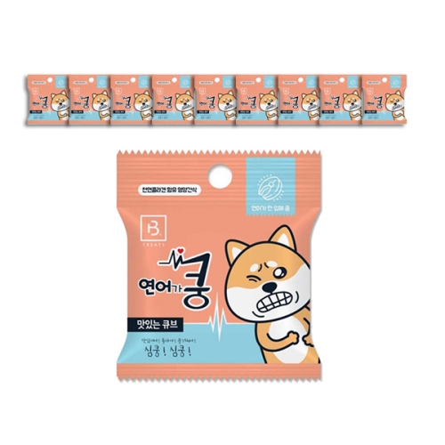 브리더랩 독 연어가 한 입에 쿵 20g (10개)_이미지