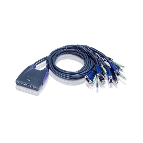 ATEN 4포트 USB KVM 스위치 (CS64US)