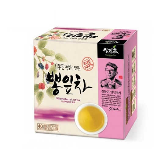 쌍계명차 김동곤 명인이 만든 뽕잎차 40T (1개)